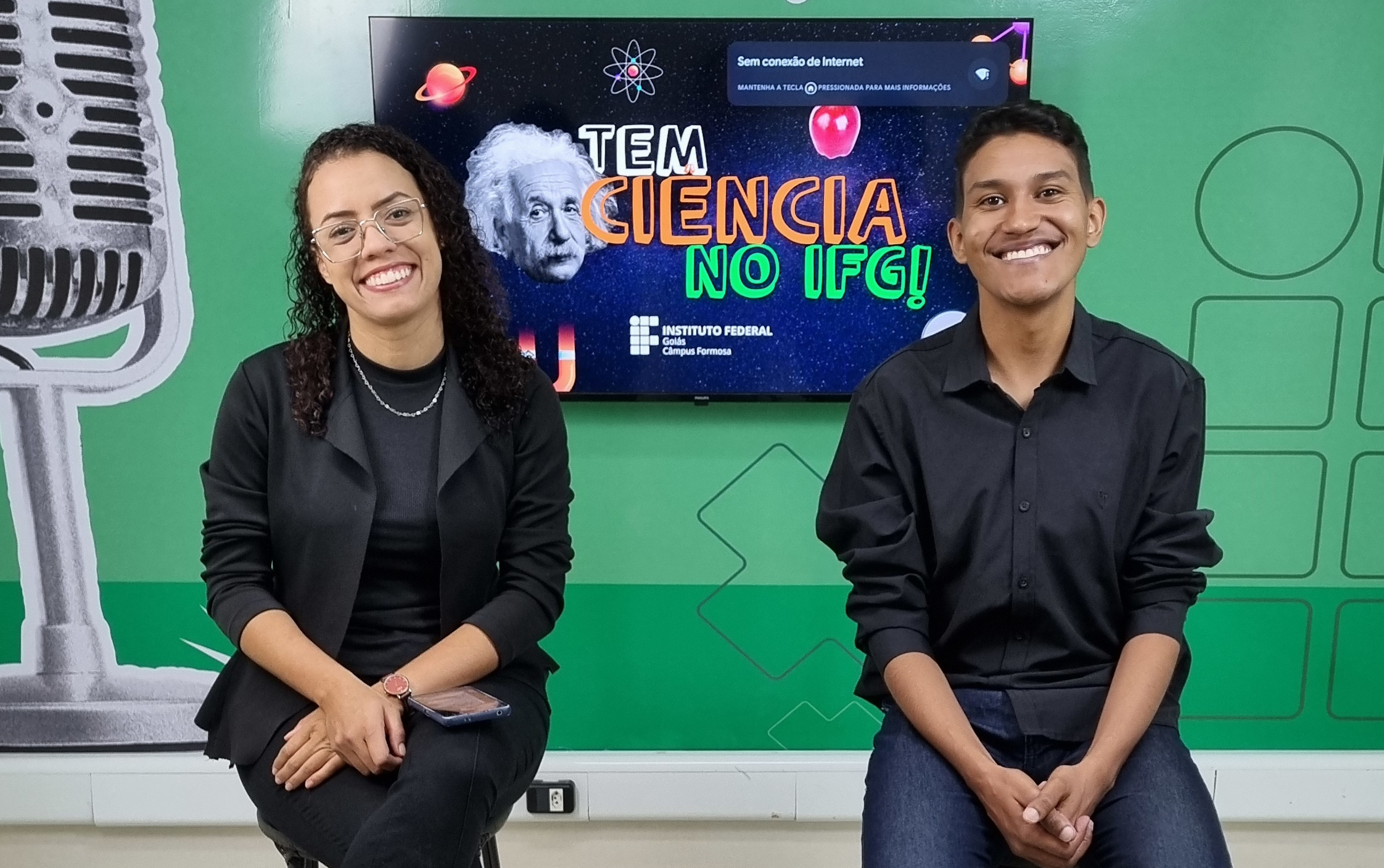 Flavia Espíndula e Mateus dos Santos, entrevistados do terceiro episódio